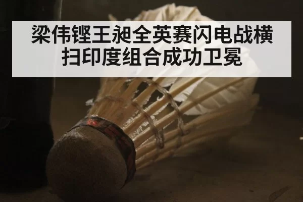 梁伟铿王昶全英赛闪电战横扫印度组合成功卫冕